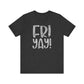 "Fri - Yay" White Teacher T-shirt - Teacher Care Crate - T-Shirt