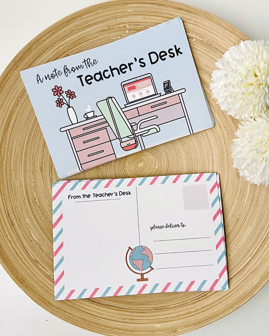 From The Teacher's Desk Postcards - Teacher Care Crate - 