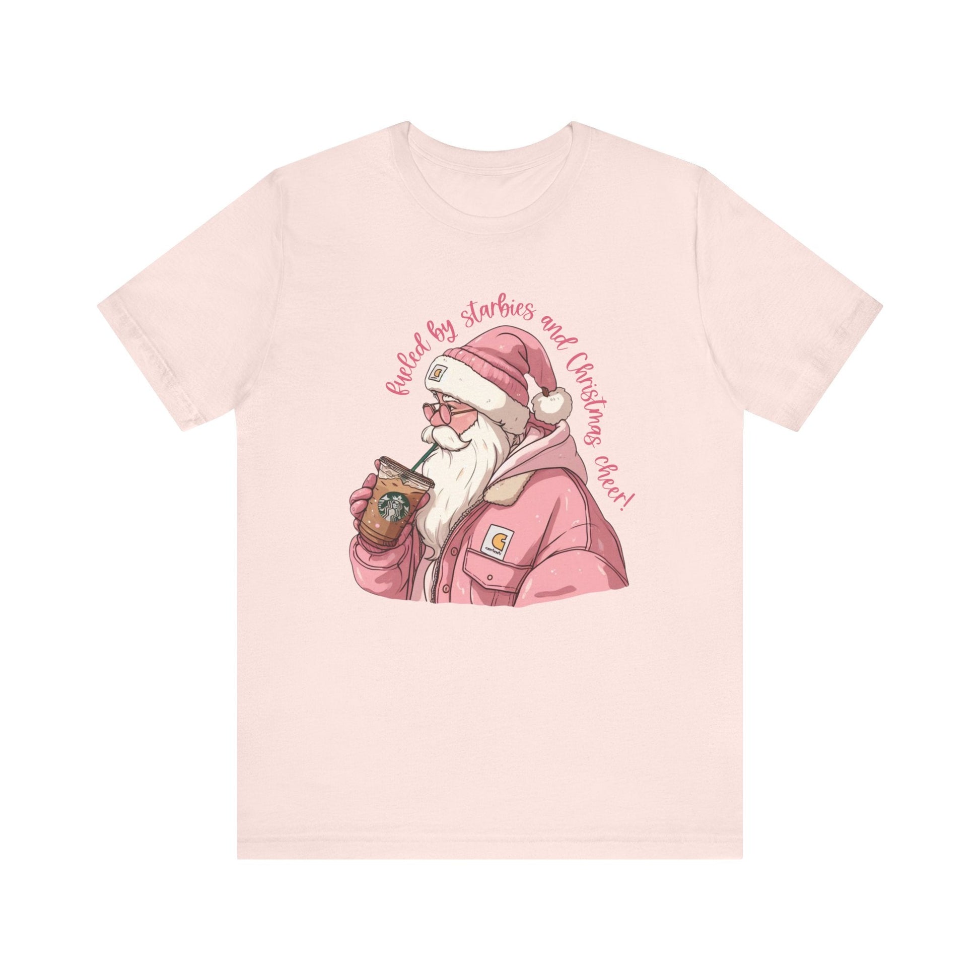 "Fueled by Starbies and Christmas Cheer" Teacher T-shirt - Teacher Care Crate - T-Shirt