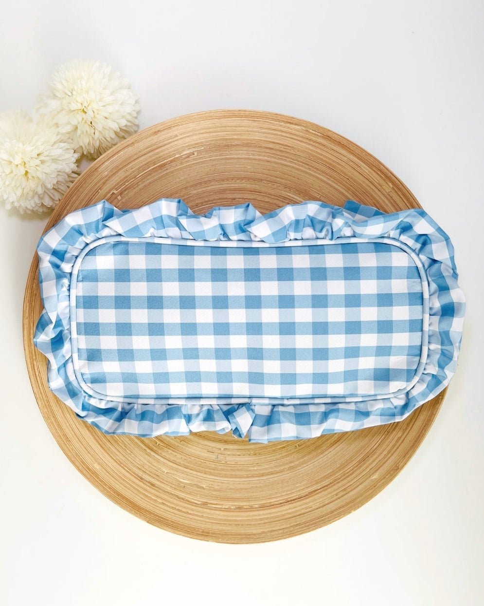 Gingham Ruffle Pencil Bag - Teacher Care Crate - 