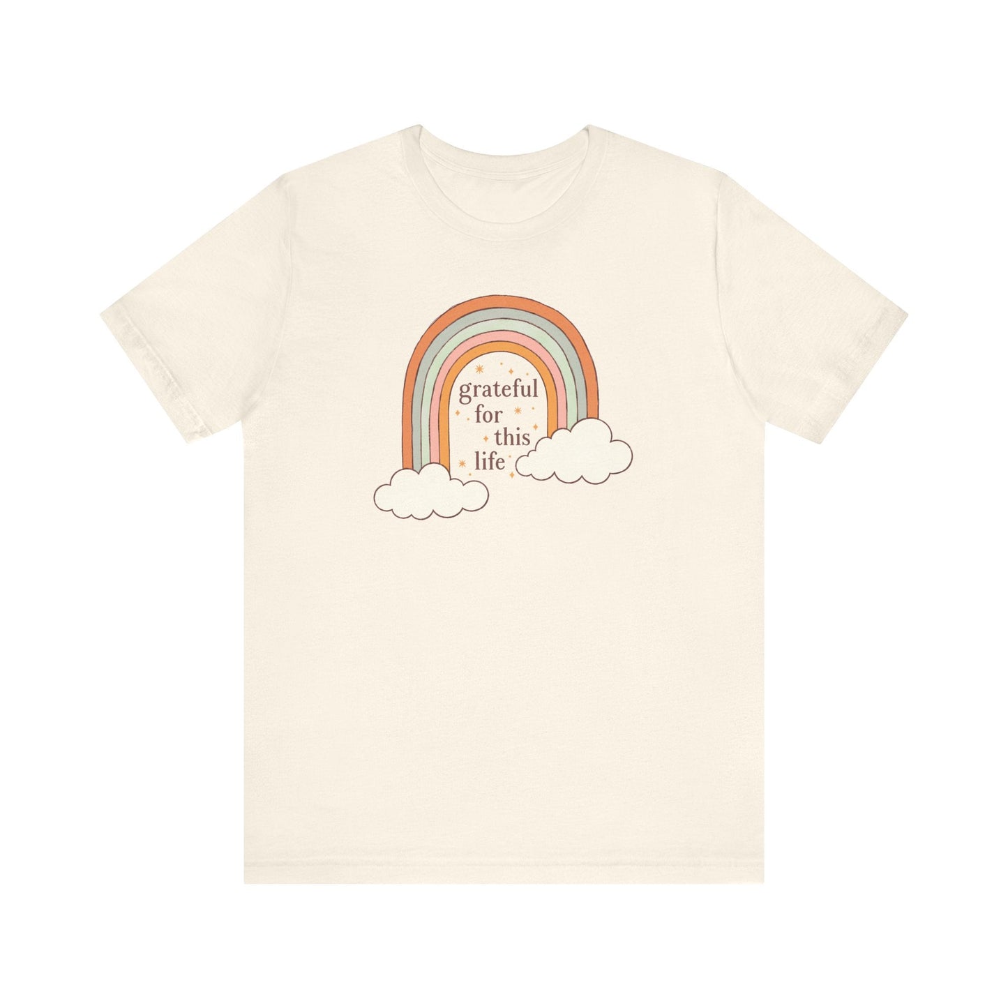 "Grateful For This Life" Teacher T-shirt - Teacher Care Crate-T-Shirt