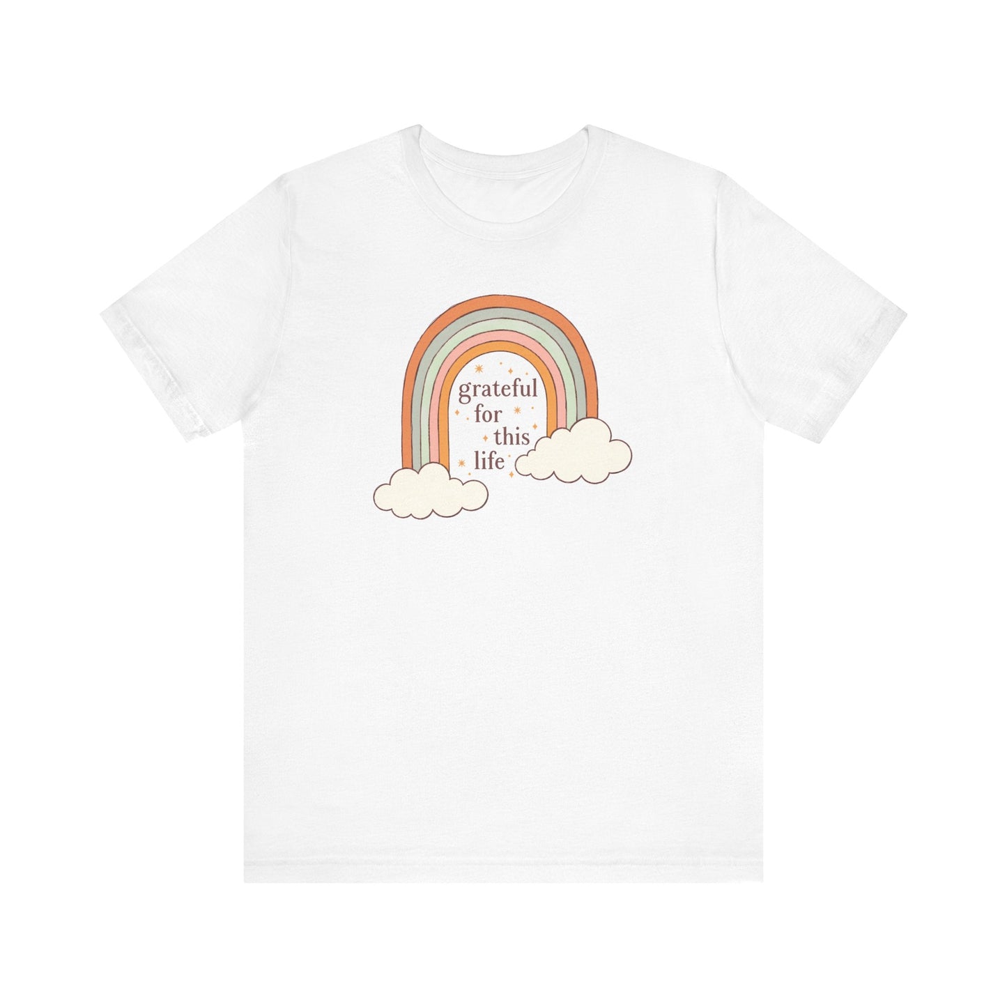 "Grateful For This Life" Teacher T-shirt - Teacher Care Crate-T-Shirt