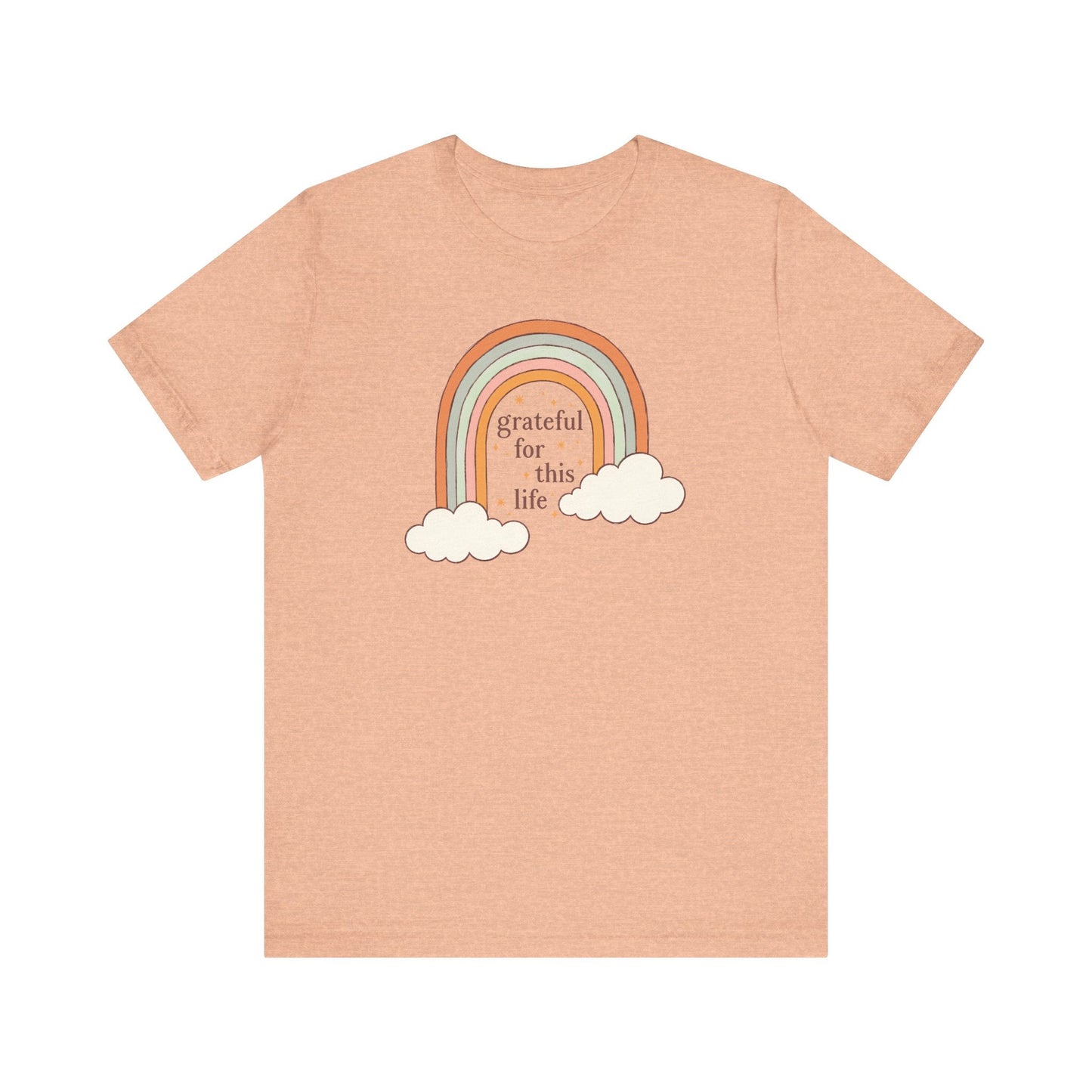 "Grateful For This Life" Teacher T-shirt - Teacher Care Crate-T-Shirt