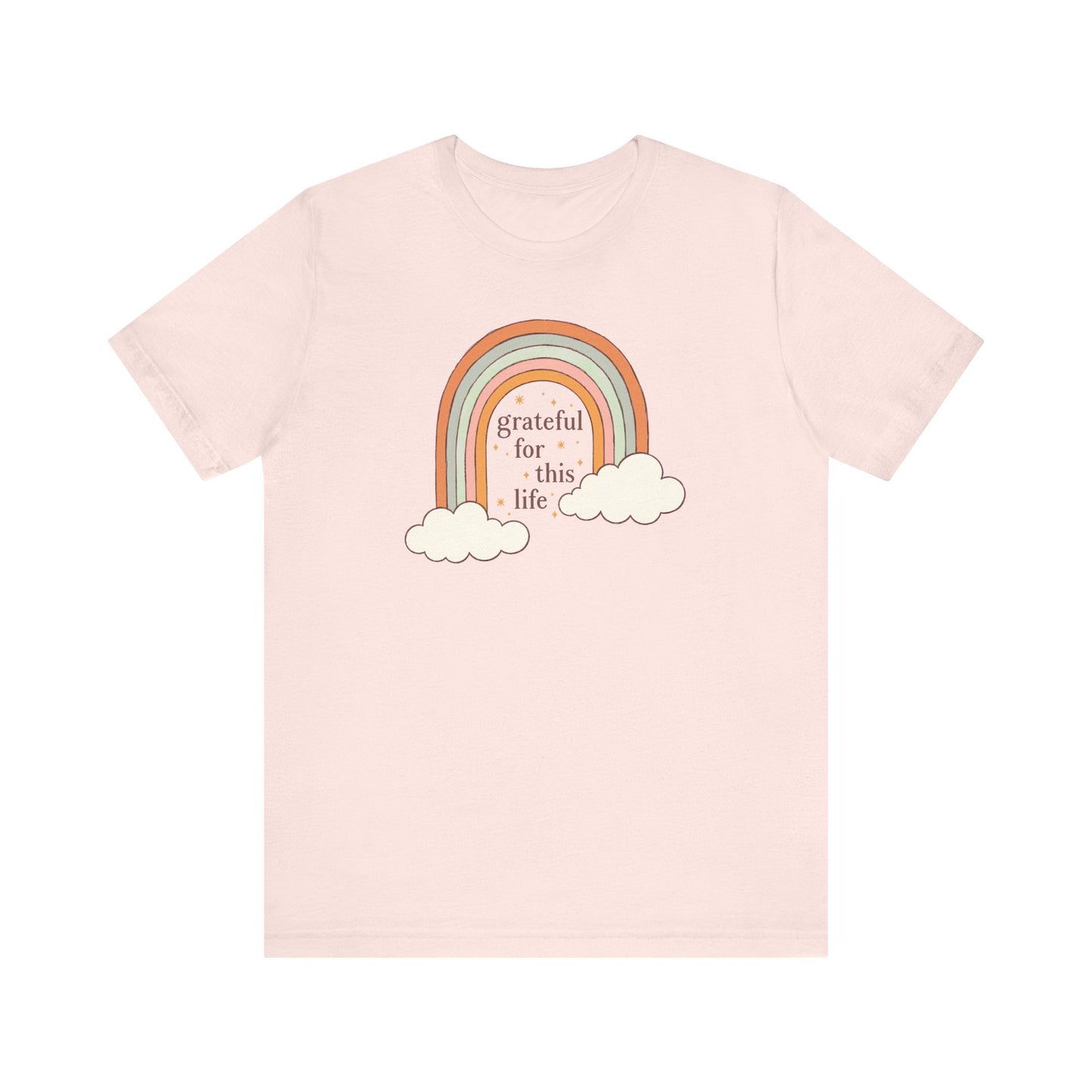 "Grateful For This Life" Teacher T-shirt - Teacher Care Crate-T-Shirt