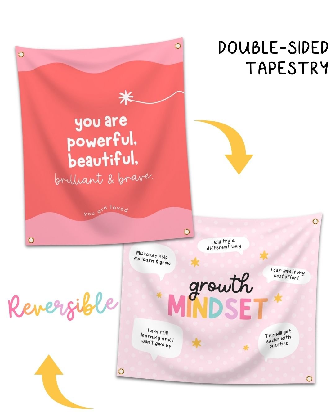 'Growth Mindset' Hanging Tapestry - Teacher Care Crate - 
