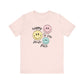 "Happy to See Your Face" Checkered Teacher T-shirt - Teacher Care Crate - T-Shirt