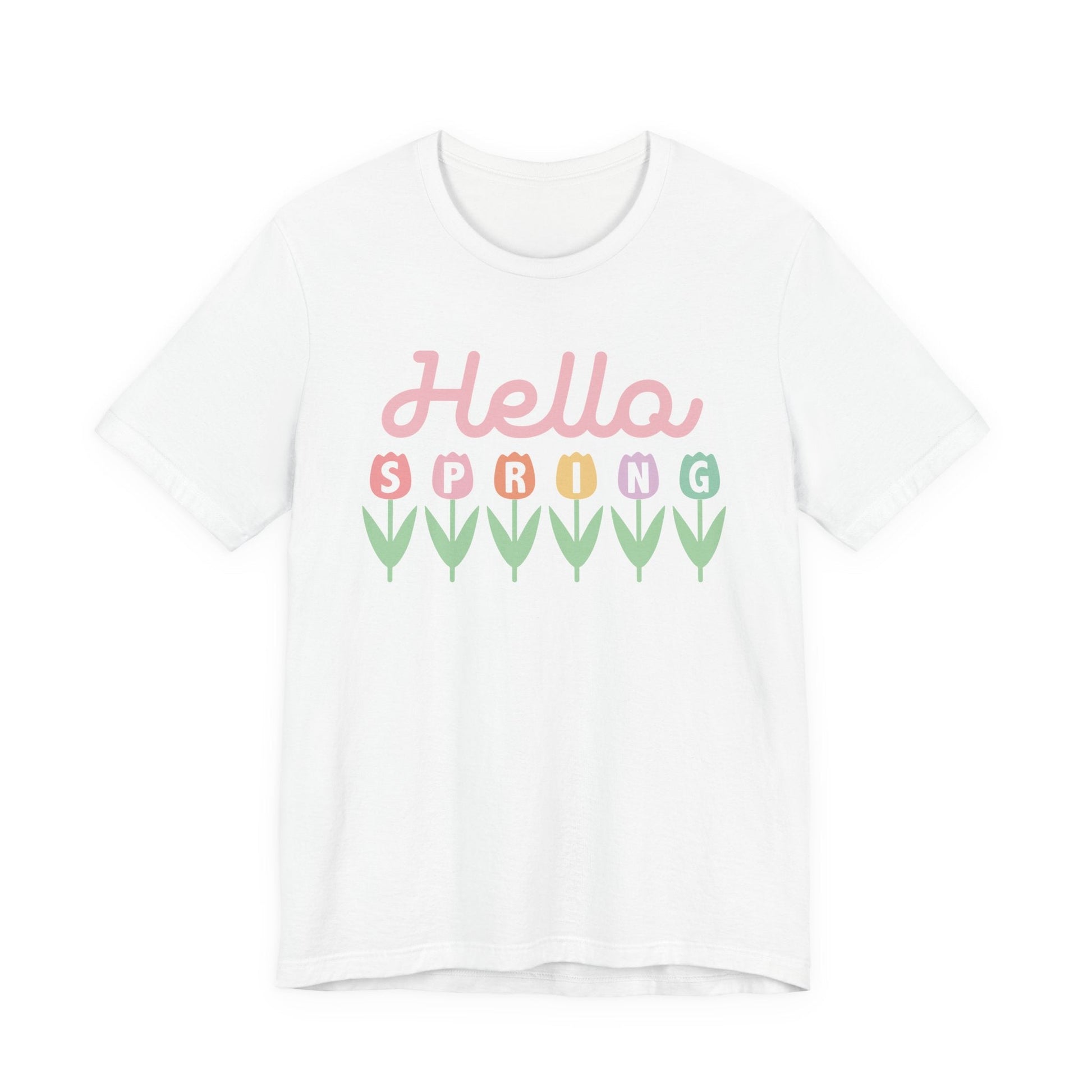 "Hello Spring" Teacher T-shirt - Teacher Care Crate - T-Shirt