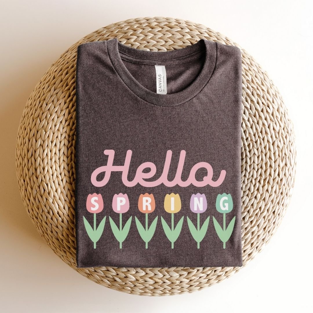 "Hello Spring" Teacher T-shirt - Teacher Care Crate - T-Shirt