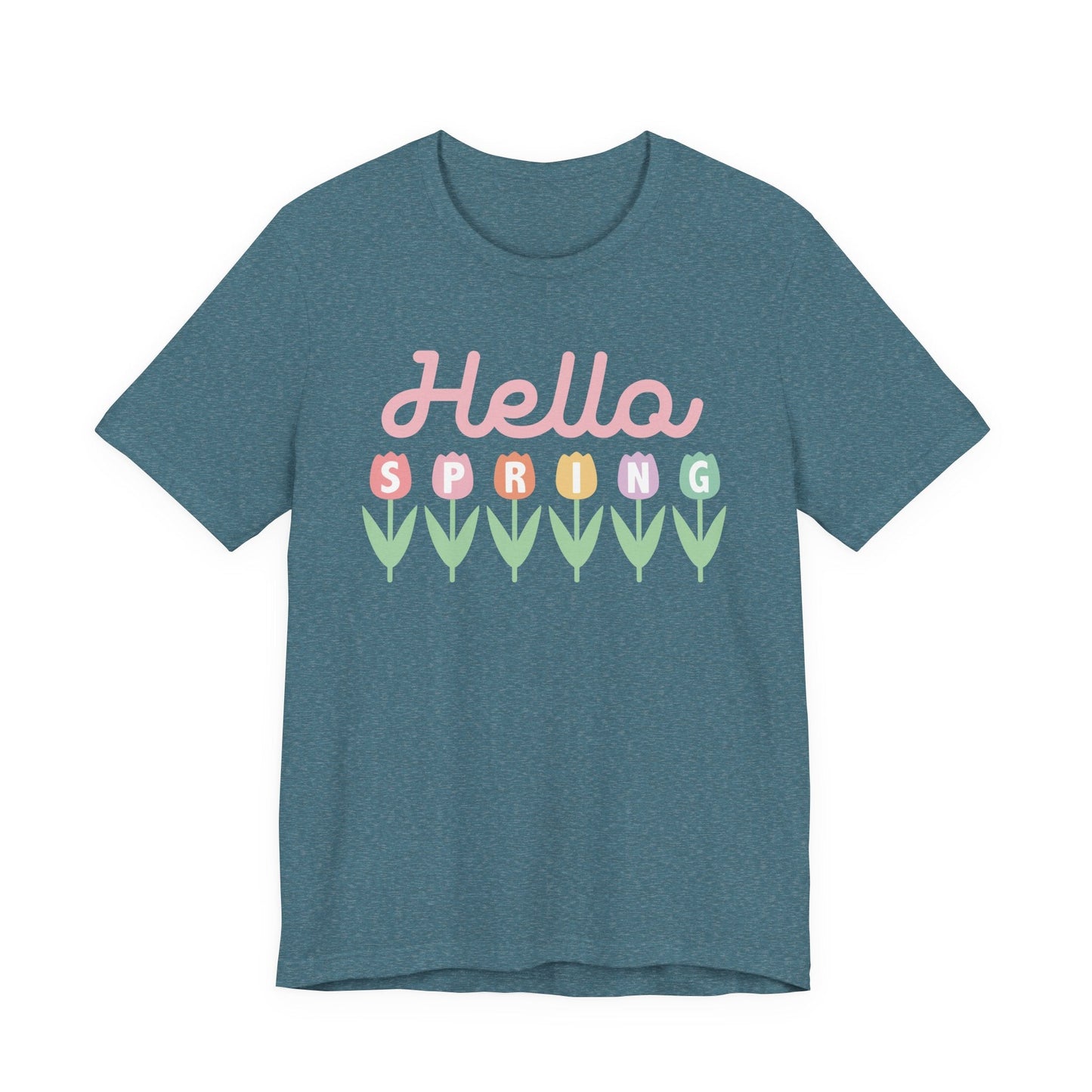 "Hello Spring" Teacher T-shirt - Teacher Care Crate - T-Shirt