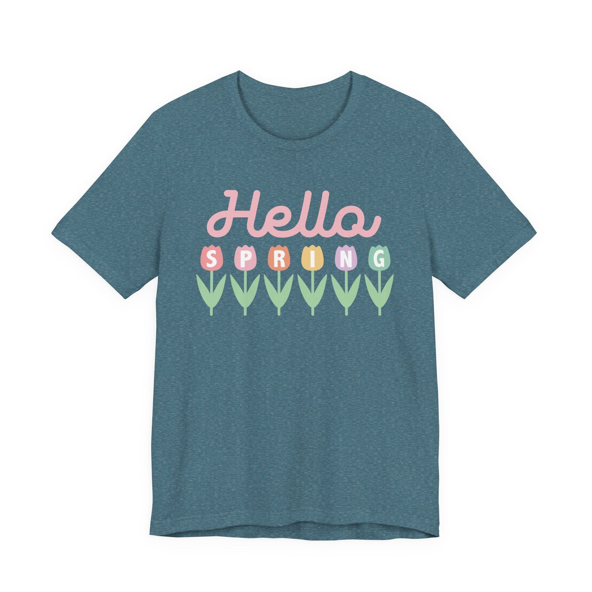 "Hello Spring" Teacher T-shirt - Teacher Care Crate - T-Shirt