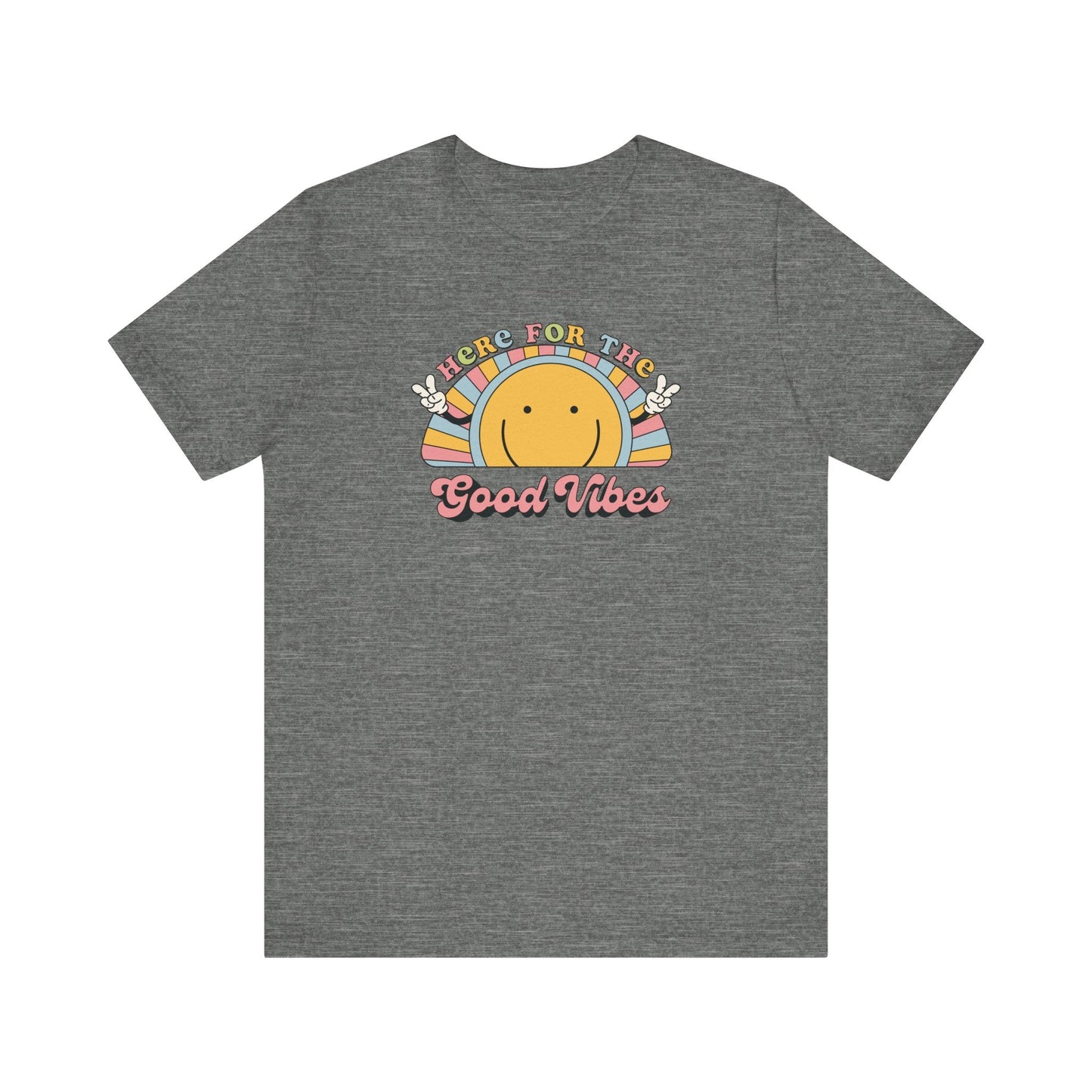 "Here for the Good Vibes" Teacher T-shirt - Teacher Care Crate - T-Shirt
