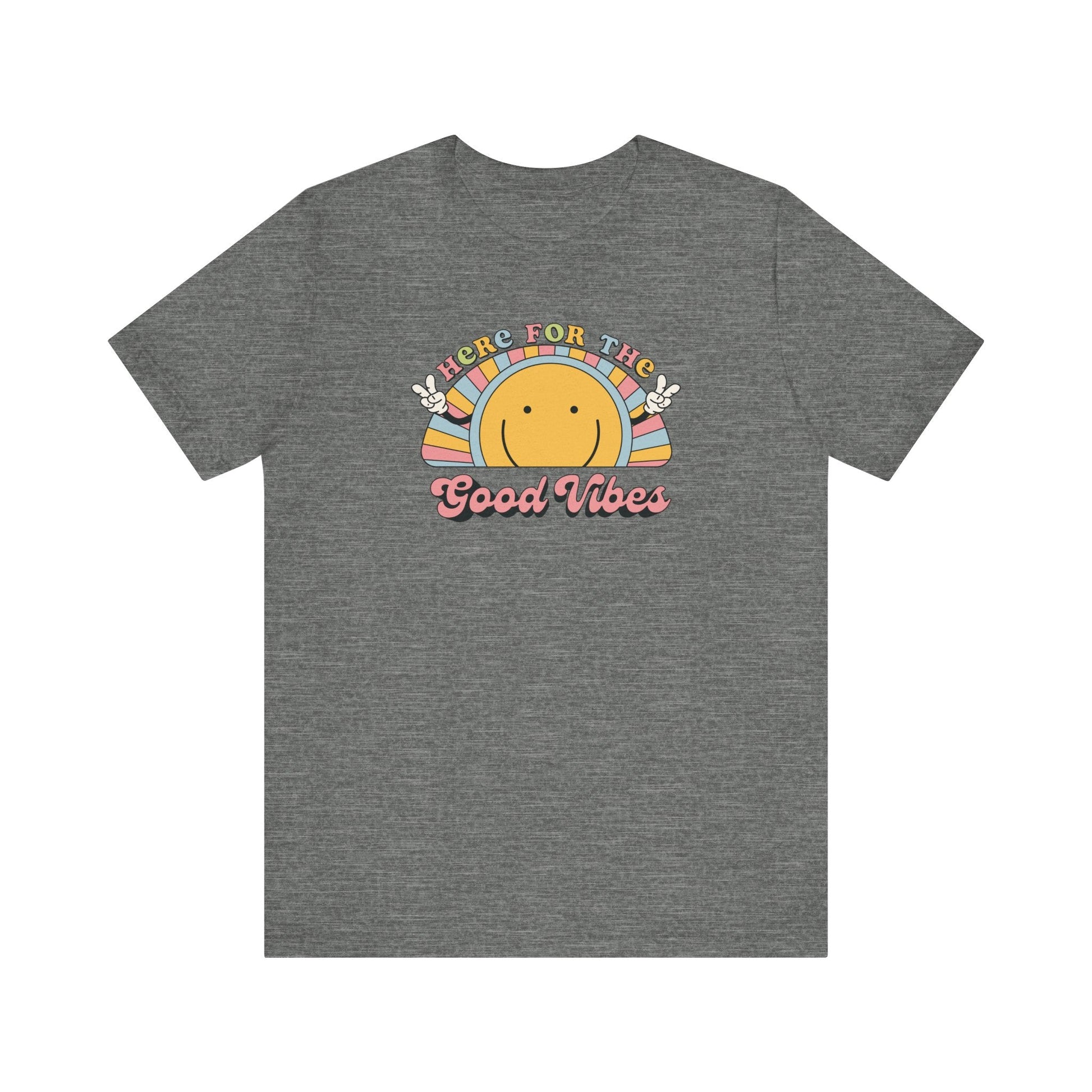 "Here for the Good Vibes" Teacher T-shirt - Teacher Care Crate - T-Shirt