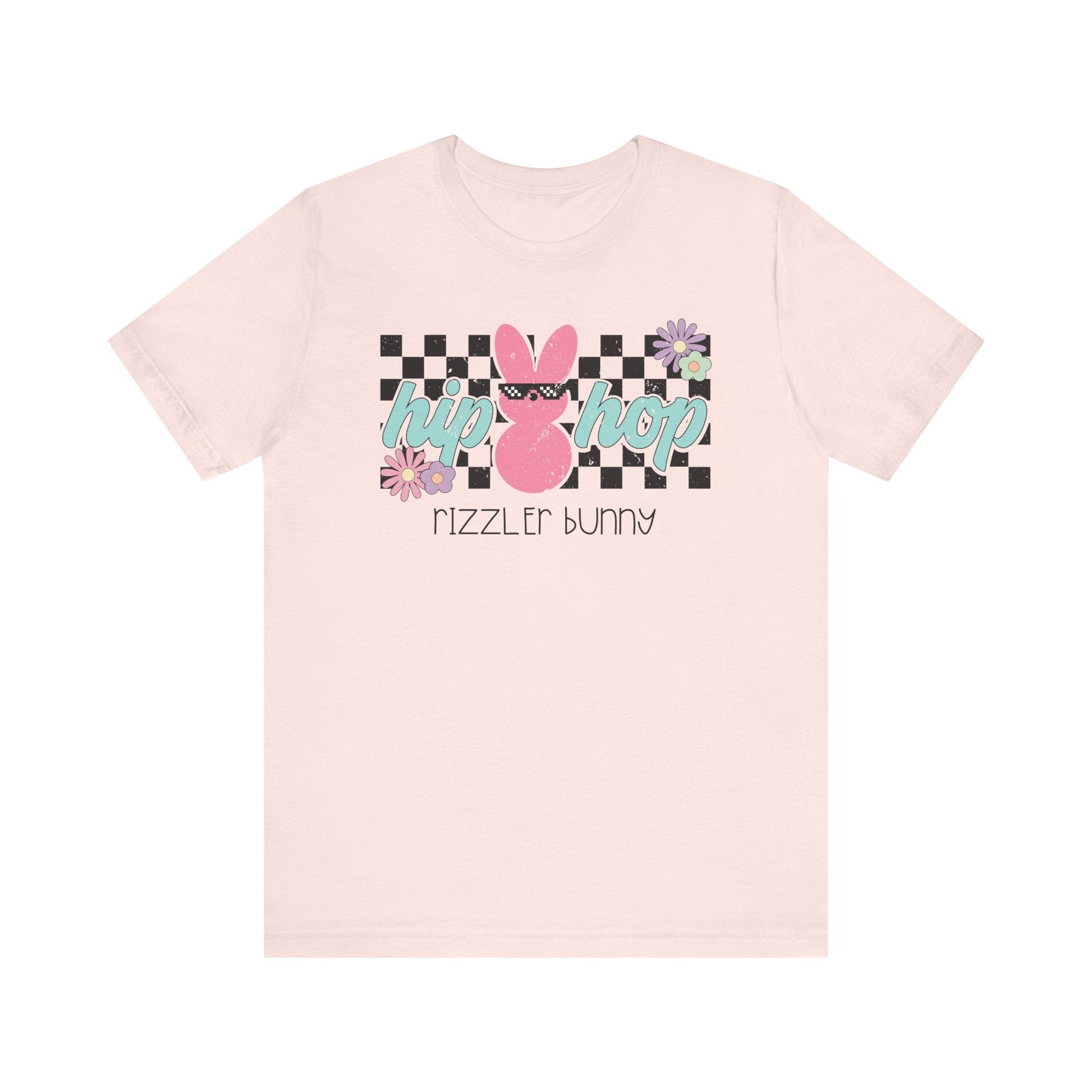 "Hip Hop Rizzler Bunny" Easter Teacher T-shirt - Teacher Care Crate - T-Shirt