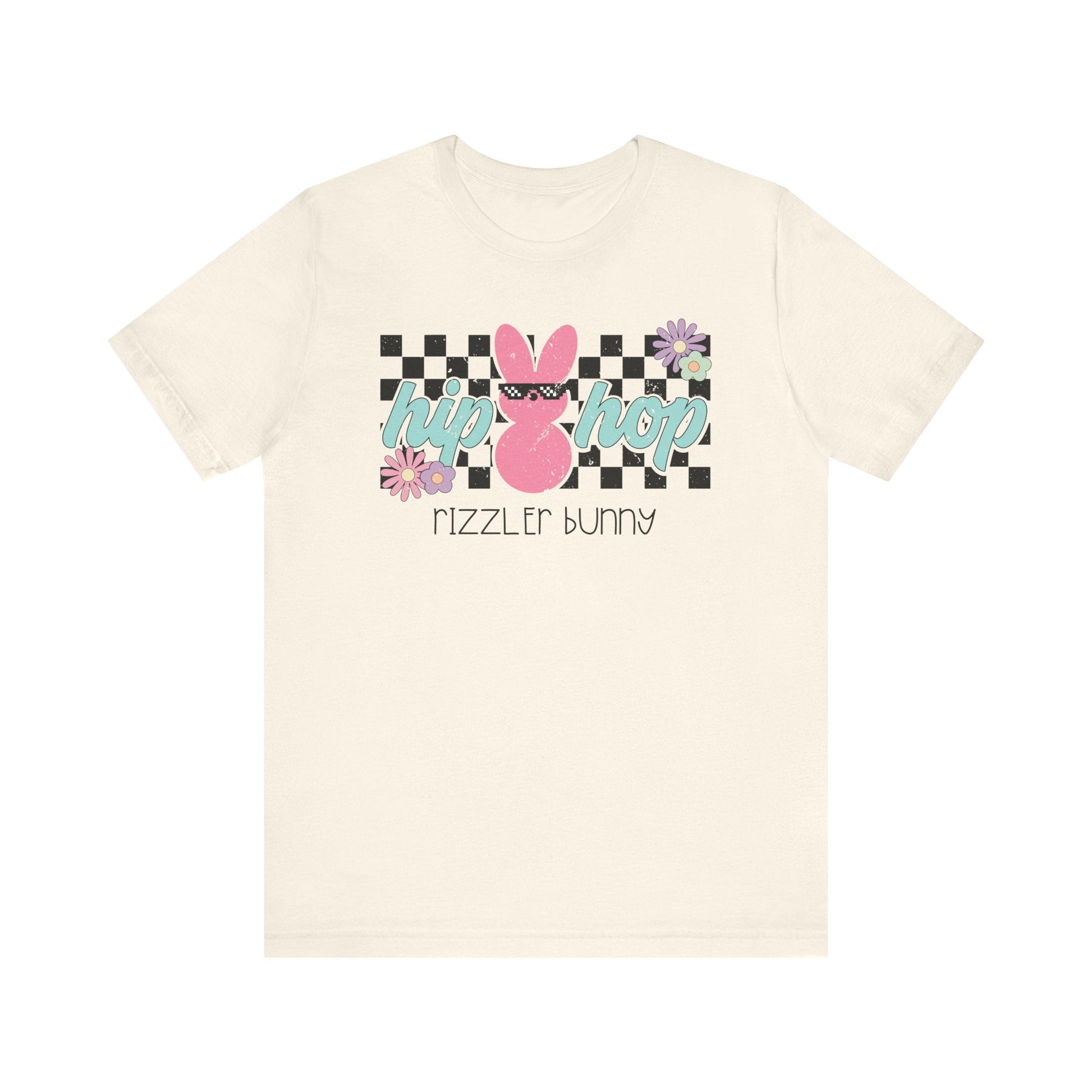 "Hip Hop Rizzler Bunny" Easter Teacher T-shirt - Teacher Care Crate - T-Shirt