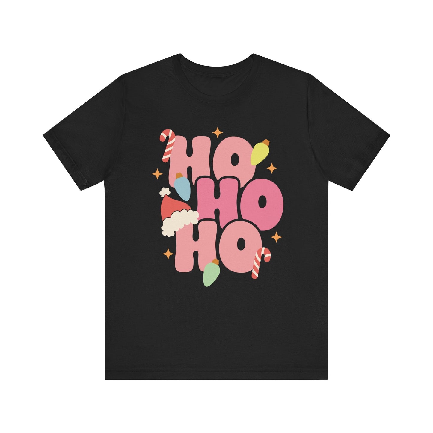 "Ho Ho Ho" Festive Teacher T-shirt - Teacher Care Crate - T-Shirt