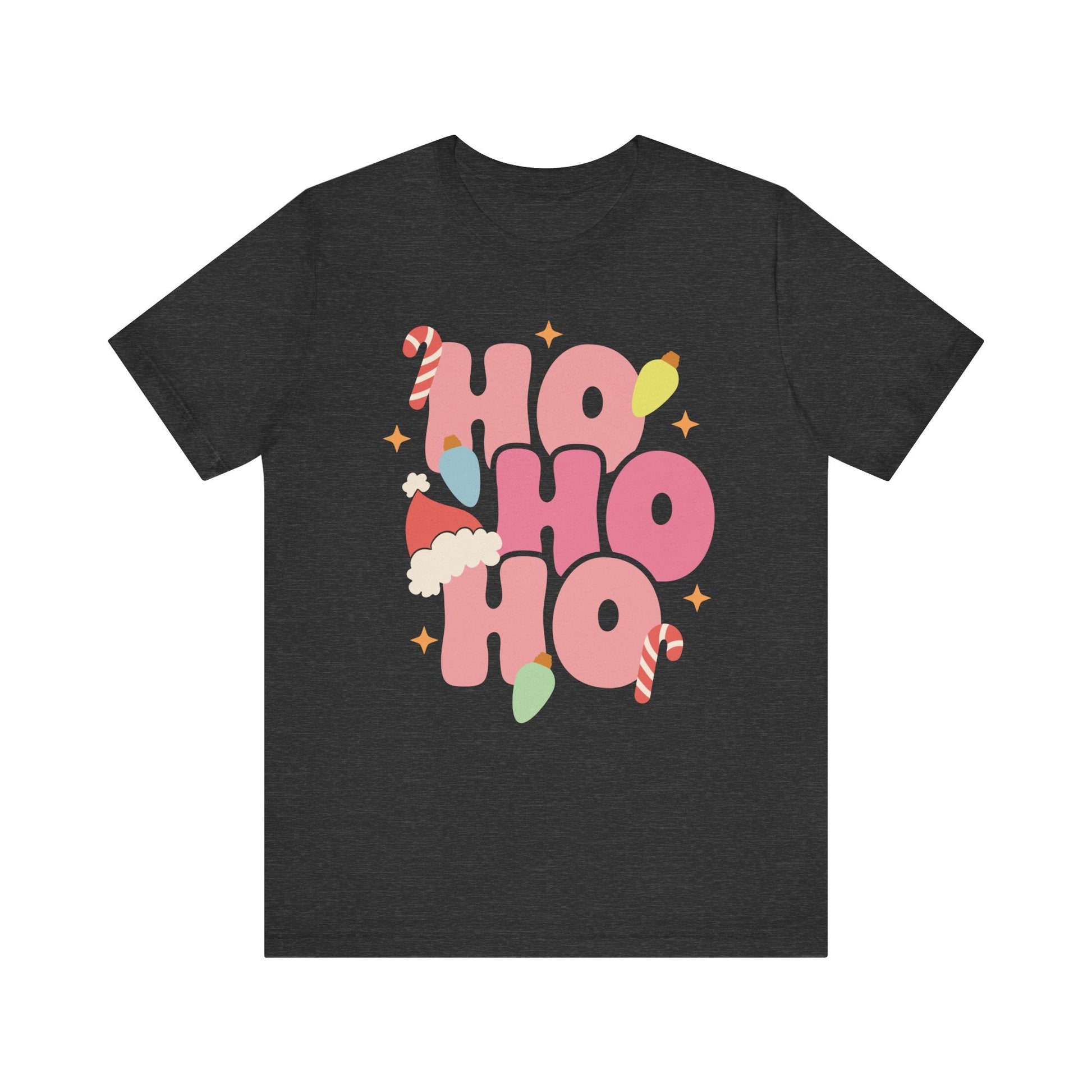 "Ho Ho Ho" Festive Teacher T-shirt - Teacher Care Crate - T-Shirt