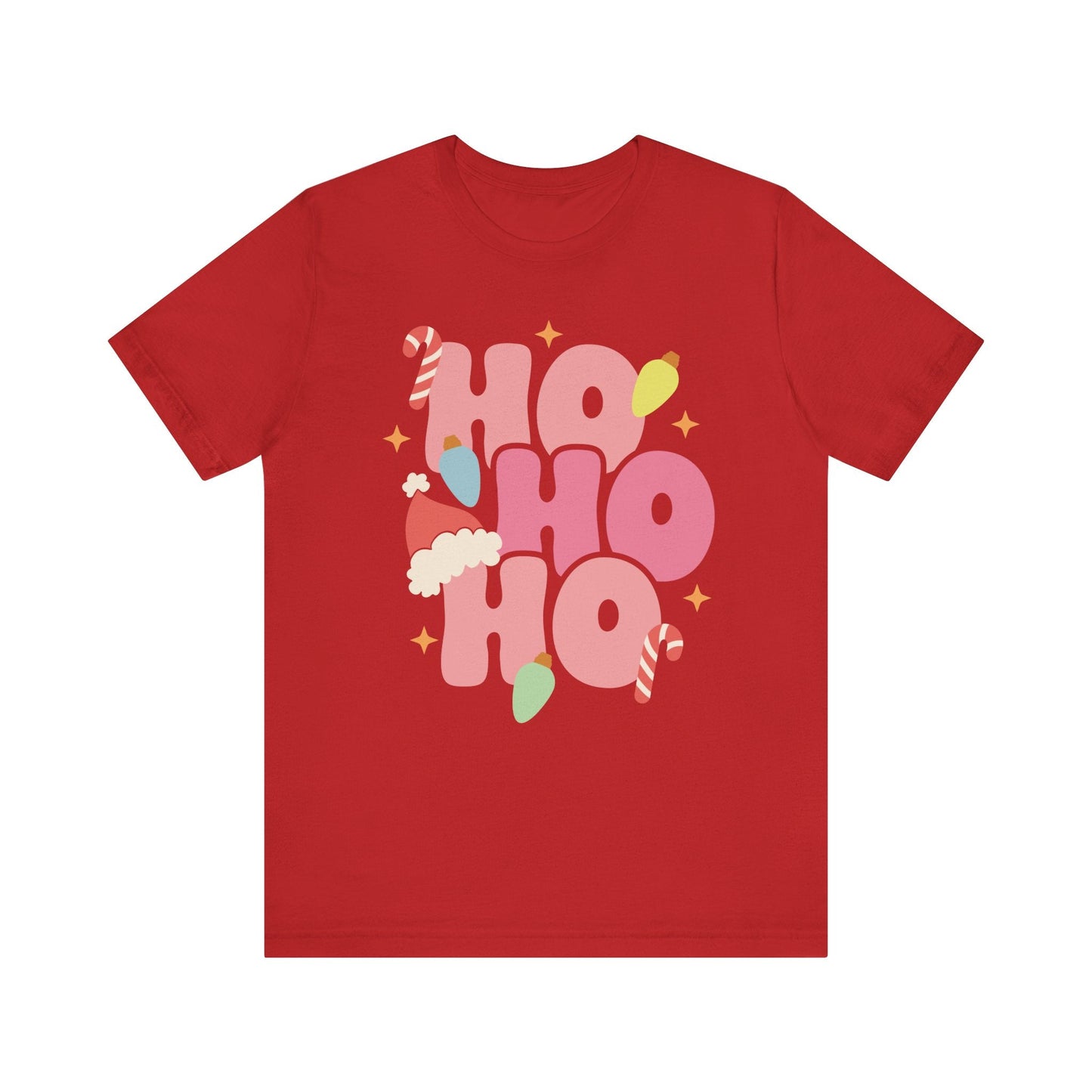 "Ho Ho Ho" Festive Teacher T-shirt - Teacher Care Crate - T-Shirt