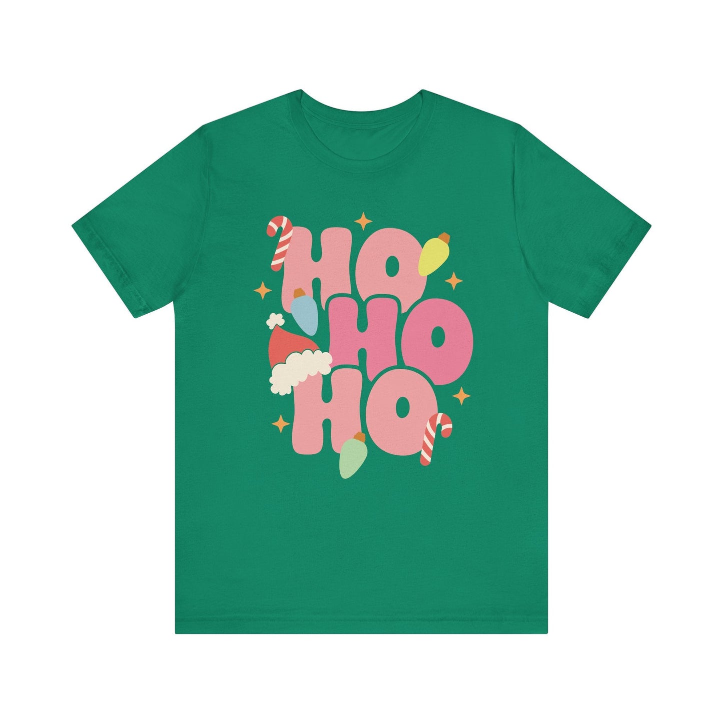 "Ho Ho Ho" Festive Teacher T-shirt - Teacher Care Crate - T-Shirt