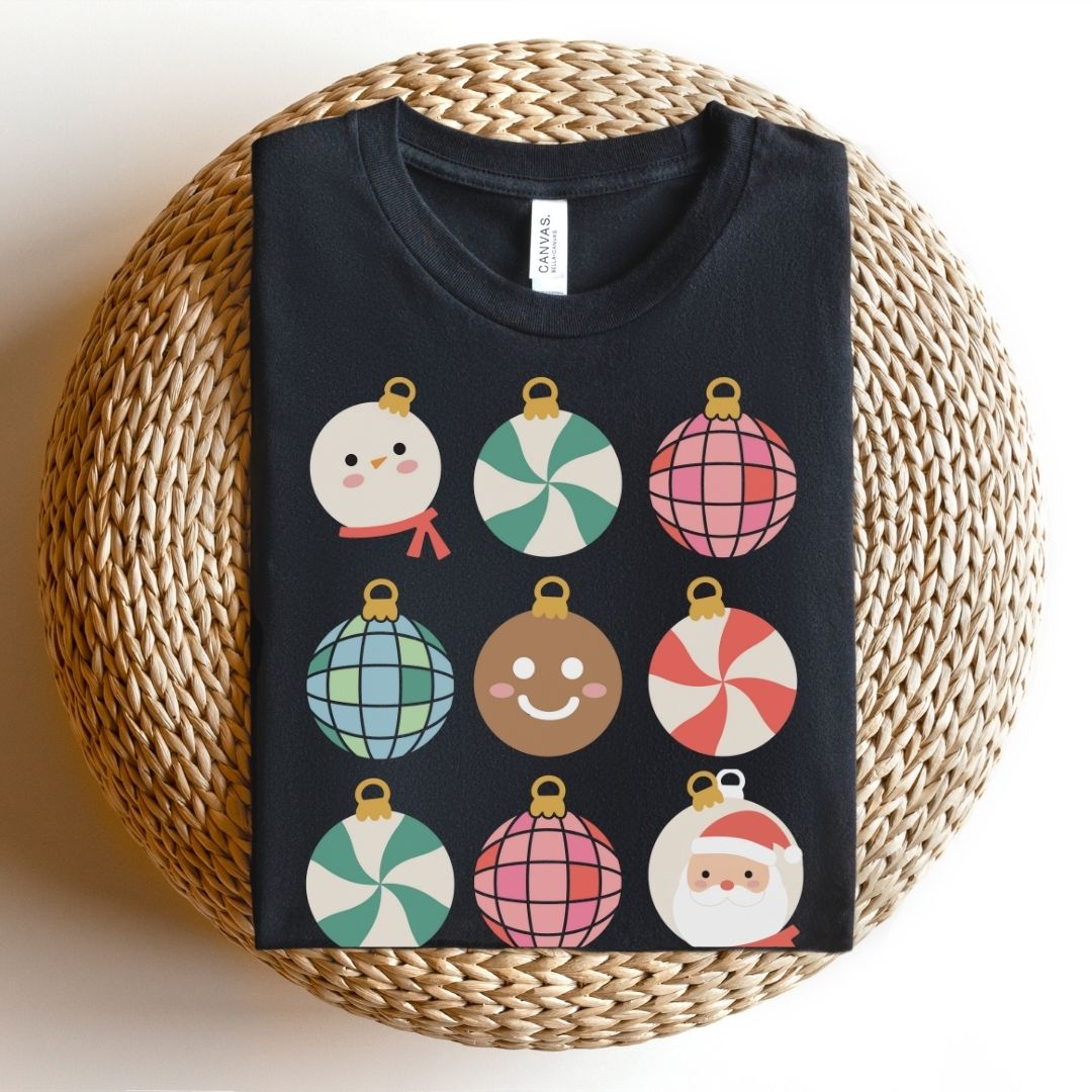 "Holiday Ornaments" Teacher T-shirt - Teacher Care Crate - T-Shirt