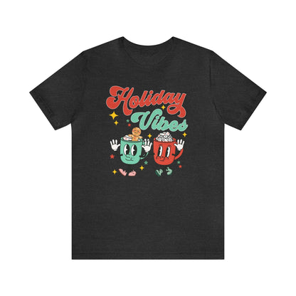 "Holiday Vibes" Coffee Teacher T-shirt - Teacher Care Crate - T-Shirt