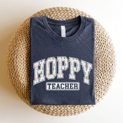 "Hoppy Teacher" Varsity Teacher T-shirt - Teacher Care Crate - T-Shirt