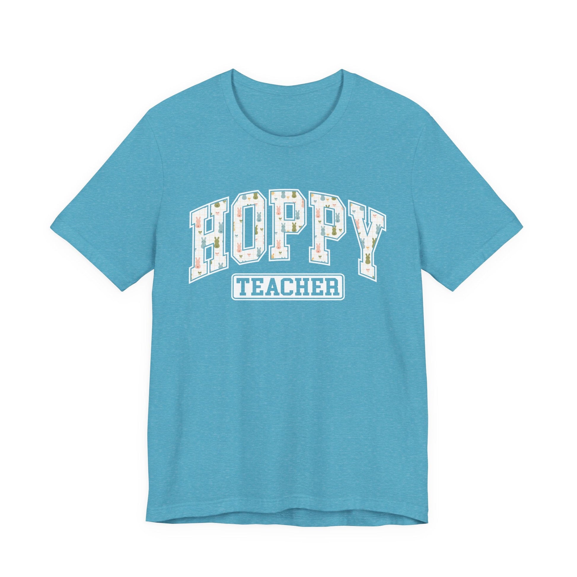 "Hoppy Teacher" Varsity Teacher T-shirt - Teacher Care Crate - T-Shirt