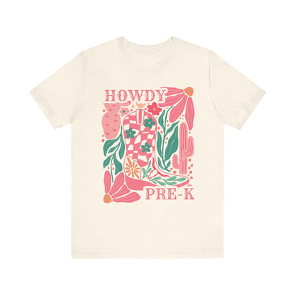 "Howdy Pre - K" Teacher T-shirt - Teacher Care Crate - T-Shirt