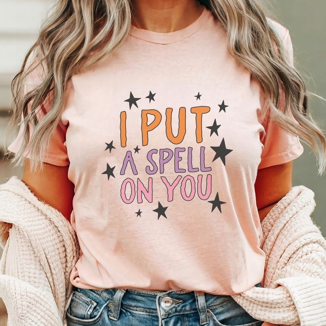 "I Put a Spell on You" Halloween Teacher T-shirt - Teacher Care Crate - T-Shirt
