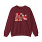 "I Run on Coffee & Christmas Cheer" Holiday Teacher Sweatshirt - Teacher Care Crate-Sweatshirt