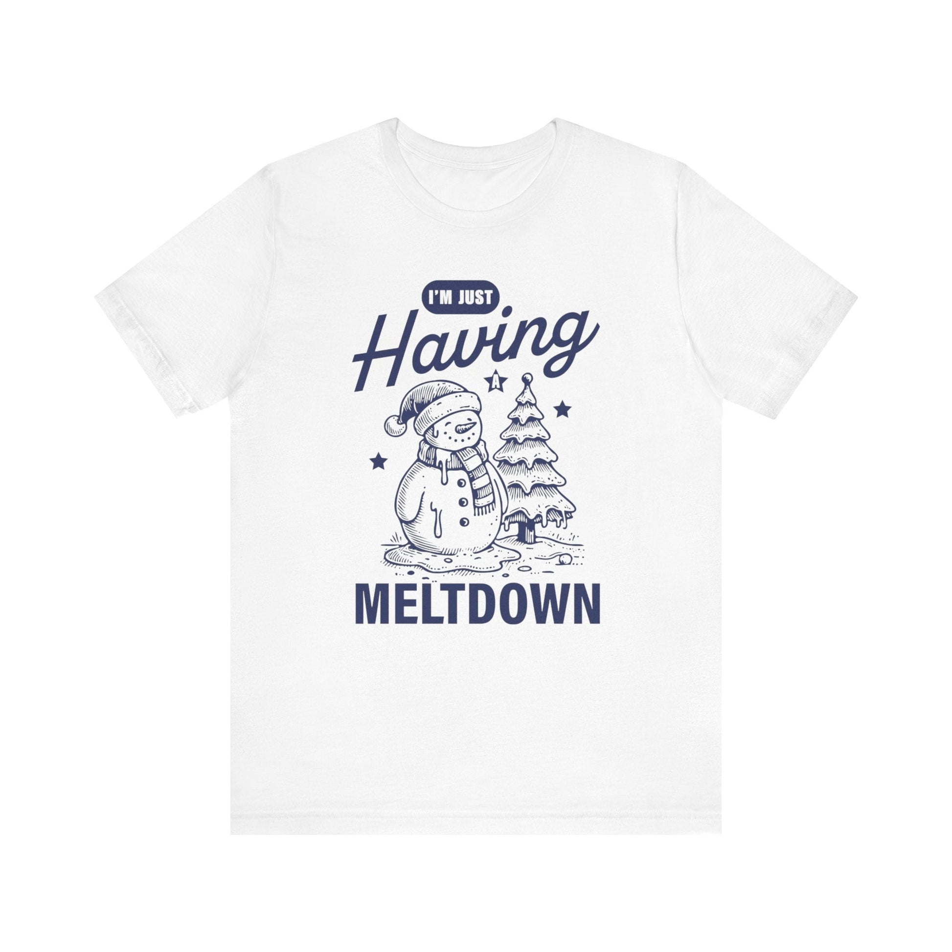 "I'm Just Having a Meltdown" Snowman Teacher T-shirt - Teacher Care Crate - T-Shirt