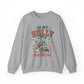 "In my Holly Jolly Teacher Era" Teacher Sweatshirt - Teacher Care Crate - Sweatshirt