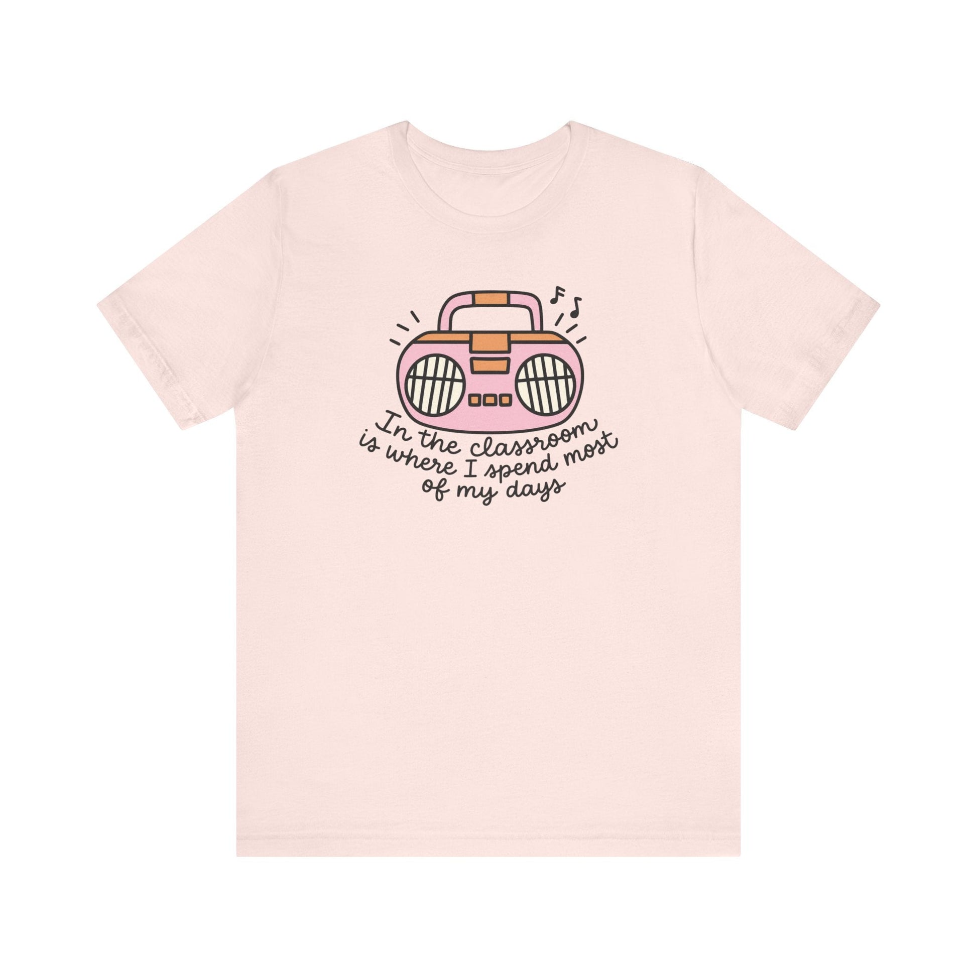 "In the Classroom" Radio Teacher T-shirt - Teacher Care Crate-T-Shirt