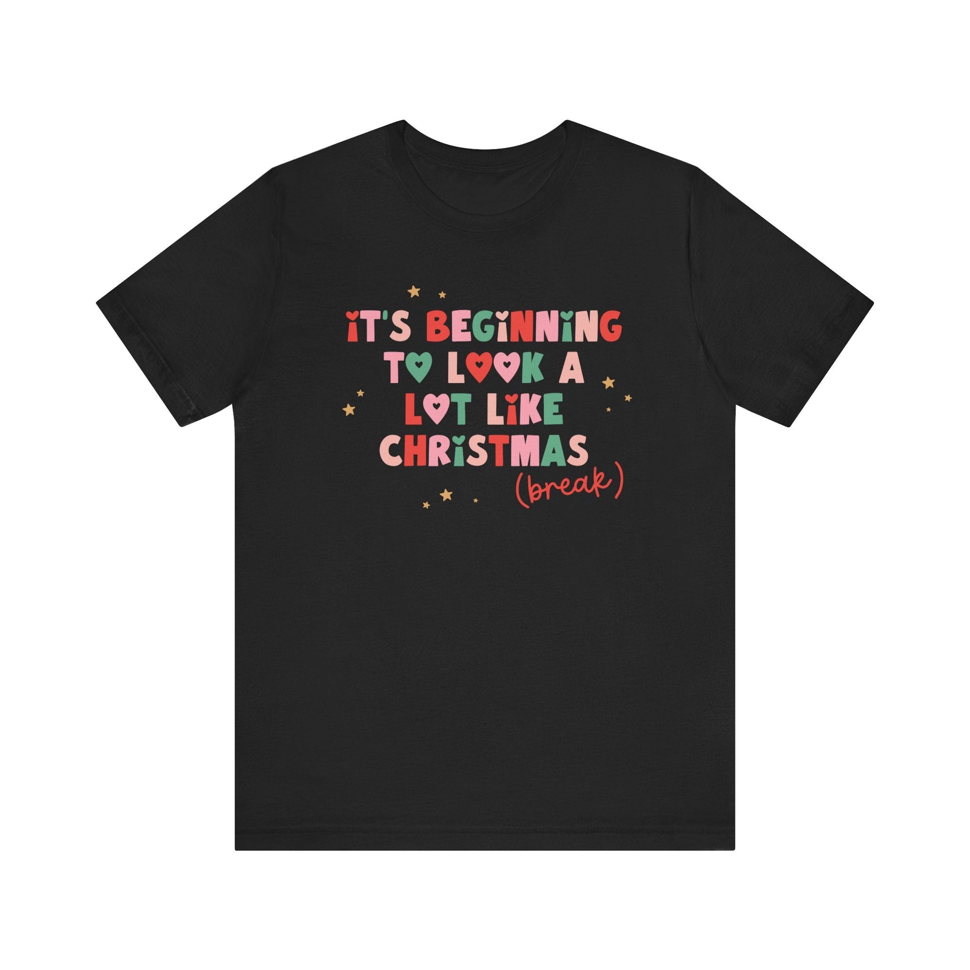 "It's Beginning to Look A Lot Like Christmas Break" Teacher T-shirt - Teacher Care Crate - T-Shirt