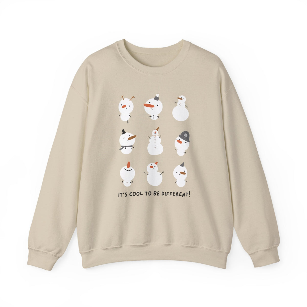 "It's Cool to be Different" Winter Teacher Sweatshirt - Teacher Care Crate-Sweatshirt