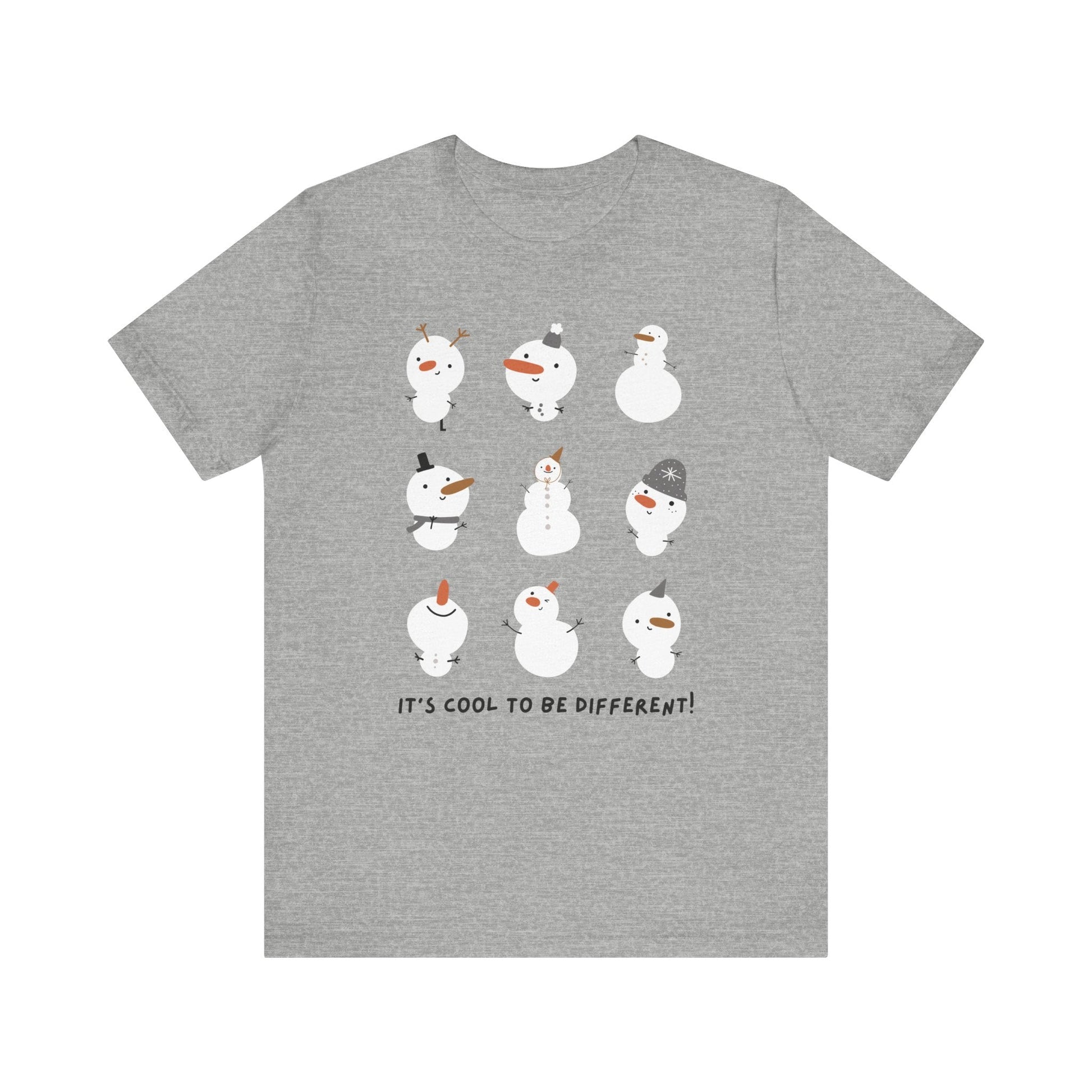 "It's Cool to be Different" Winter Teacher T-shirt - Teacher Care Crate - T-Shirt