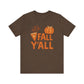 "It's Fall Ya'll" Block Letter Teacher T-shirt - Teacher Care Crate - T-Shirt