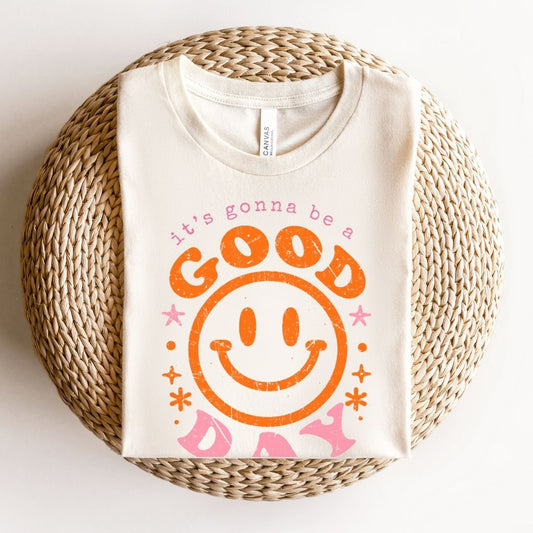 "It's Gonna Be A Good Day" Distressed Teacher T-shirt - Teacher Care Crate - T-Shirt