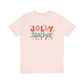 "Jolly Teacher" Festive Teacher T-shirt - Teacher Care Crate - T-Shirt