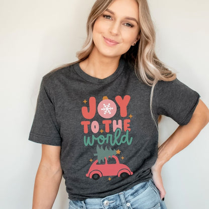 "Joy to the World" Car Teacher T-shirt - Teacher Care Crate - T-Shirt