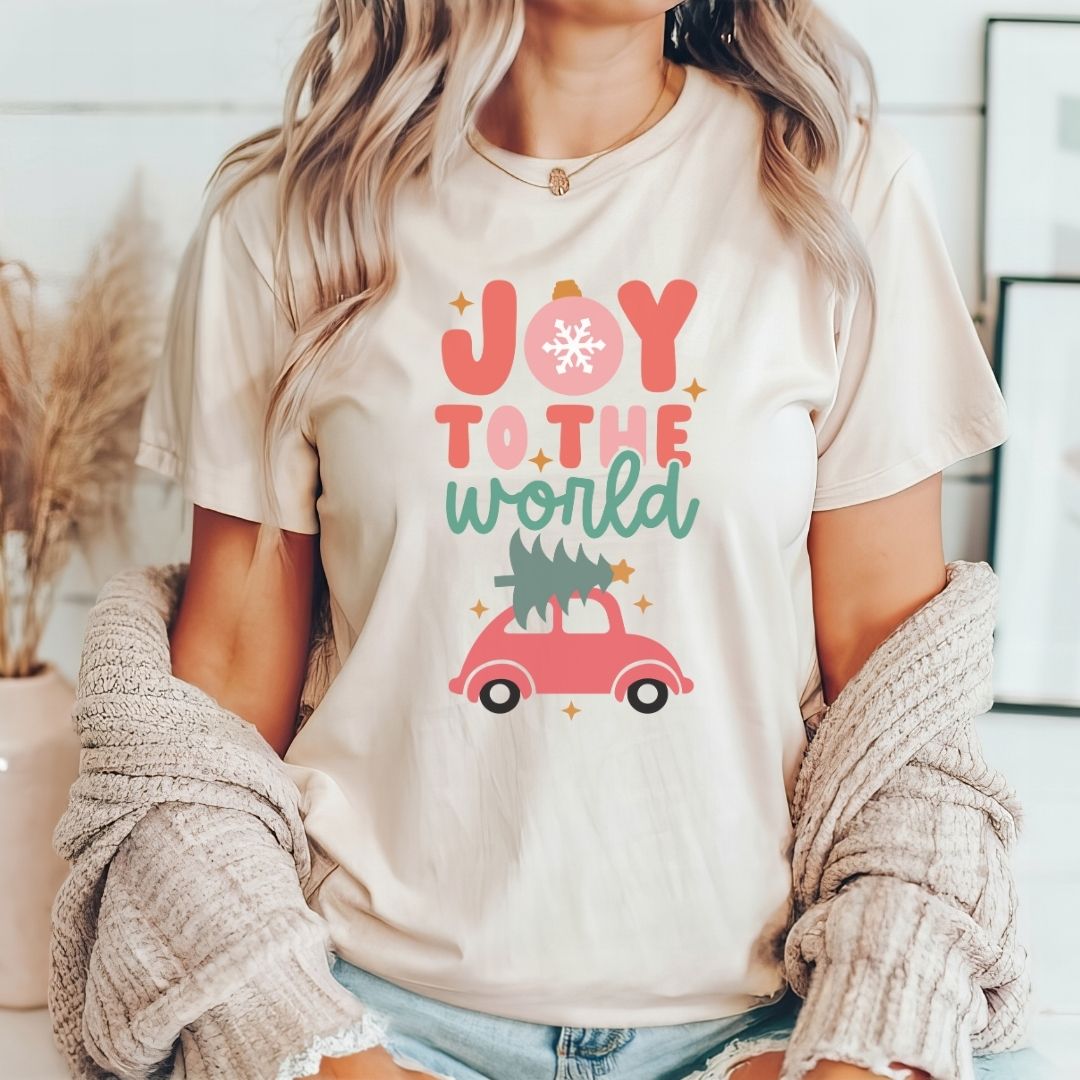 "Joy to the World" Car Teacher T-shirt - Teacher Care Crate - T-Shirt