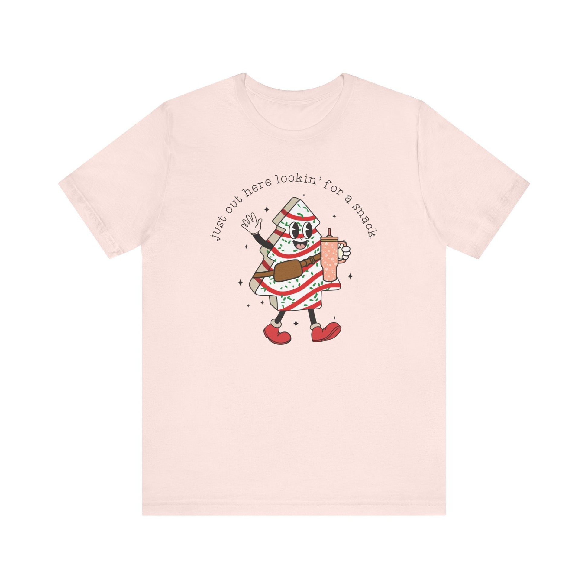 "Just Out Here Lookin' for a Snack" Holiday Teacher T-shirt - Teacher Care Crate - T-Shirt