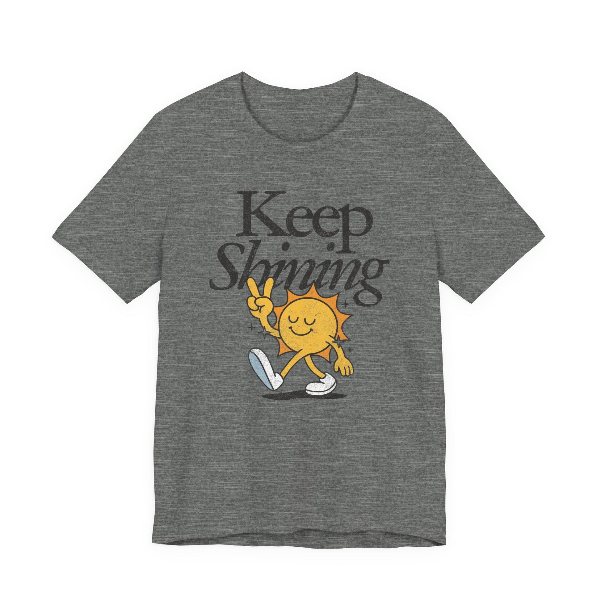 "Keep Shining" Retro Teacher T-shirt - Teacher Care Crate - T-Shirt