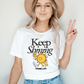 "Keep Shining" Retro Teacher T-shirt - Teacher Care Crate - T-Shirt