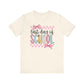 "Last Day of School" Coquette Bow Teacher T-shirt - Teacher Care Crate - T-Shirt