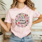 "Literally Just A Teacher" Doodles Teacher T-shirt - Teacher Care Crate-T-Shirt