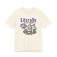 "Literally Just A Teacher With Hobbies" Funny Halloween Teacher T-shirt - Teacher Care Crate-T-Shirt