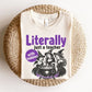 "Literally Just A Teacher With Hobbies" Funny Halloween Teacher T-shirt - Teacher Care Crate-T-Shirt