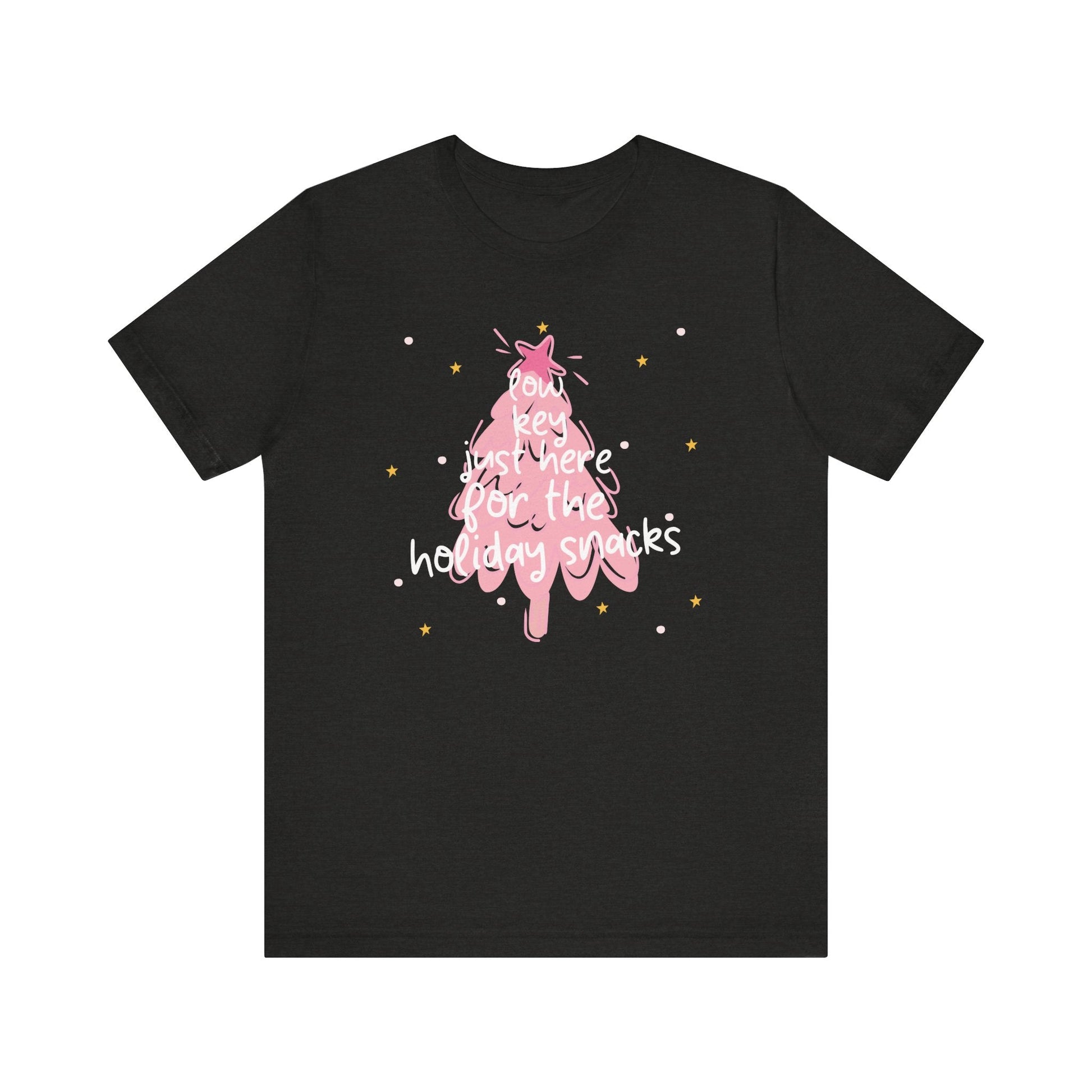 "Low Key Just Here for the Holiday Snacks" Teacher T-shirt - Teacher Care Crate - T-Shirt