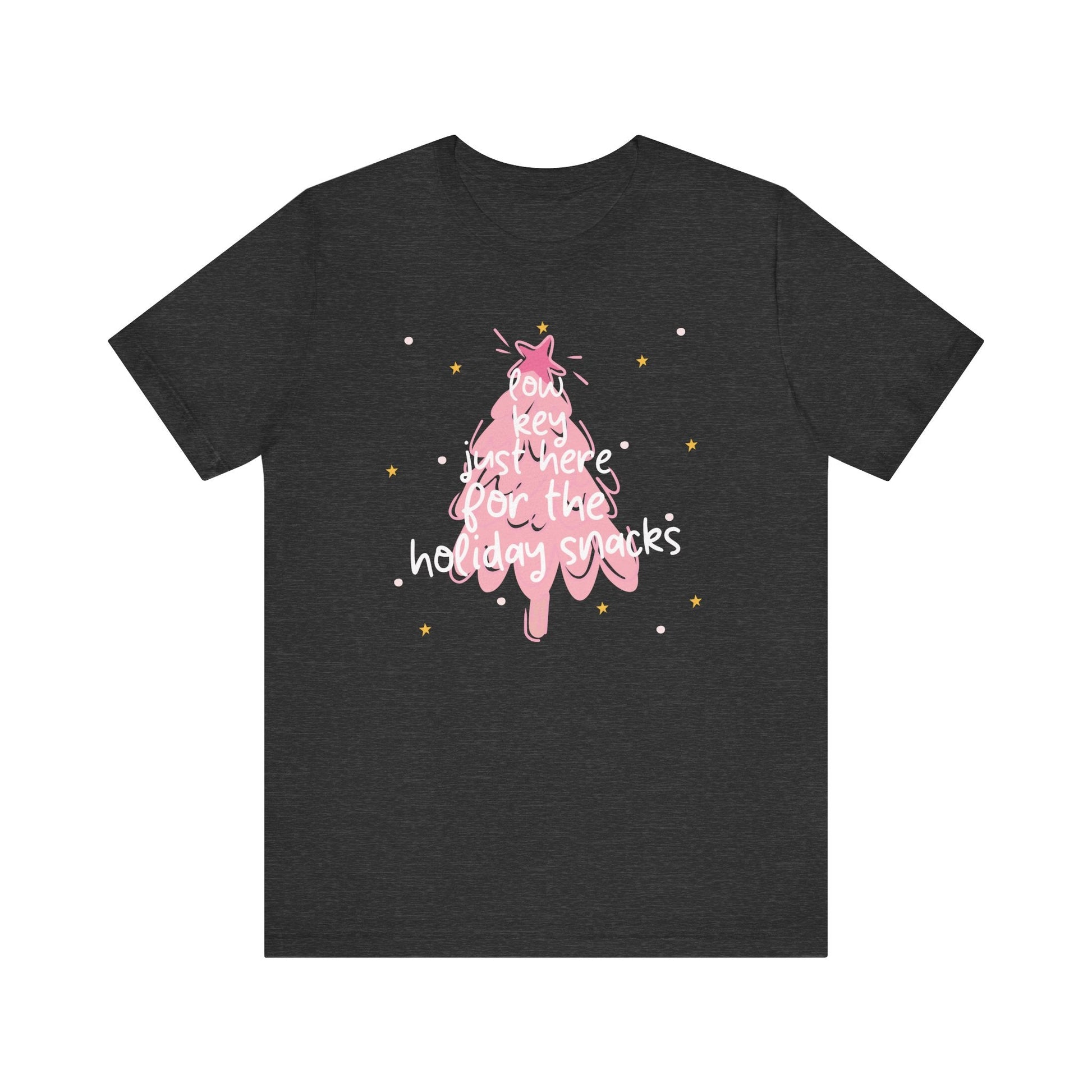 "Low Key Just Here for the Holiday Snacks" Teacher T-shirt - Teacher Care Crate - T-Shirt