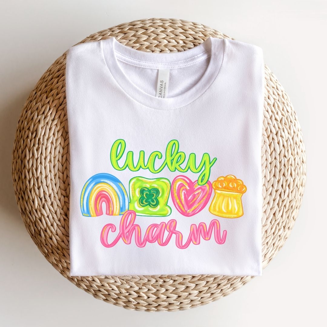 "Lucky Charm" Bright Teacher T-shirt - Teacher Care Crate - T-Shirt